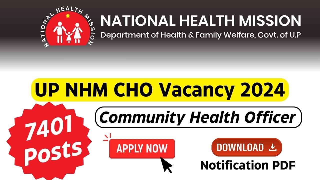 UP NHM CHO Vacancy 2024