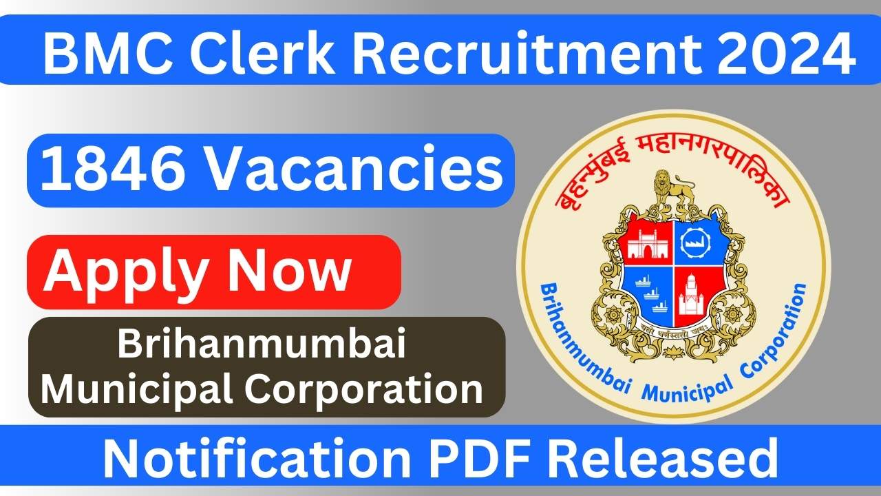 BMC Clerk Recruitment 2024