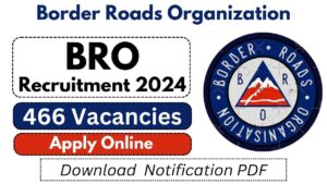 BRO Recruitment 2024 Notification PDF