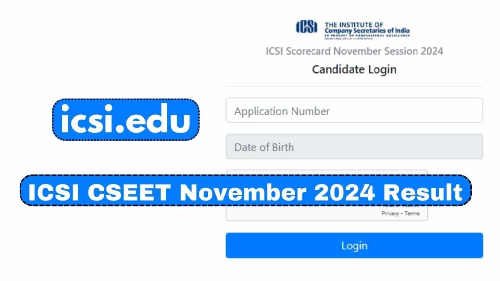 ICSI CSEET November 2024 Result