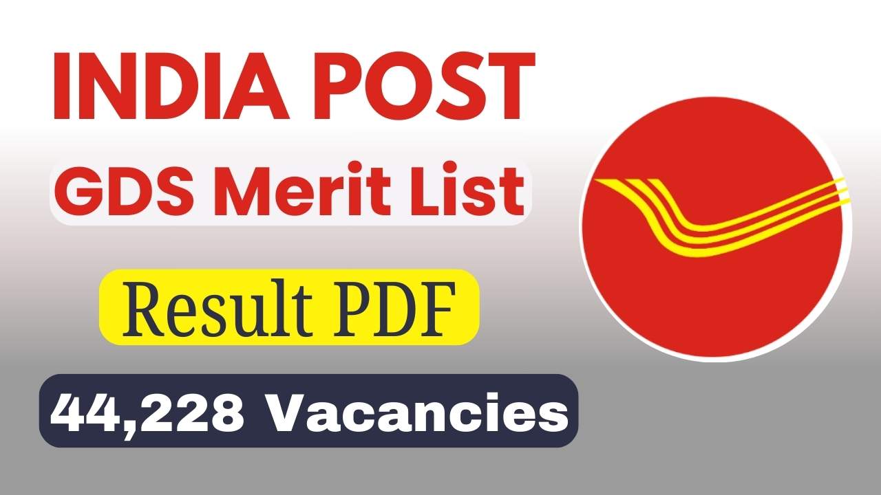 INDIA POST GDS Merit List 2024